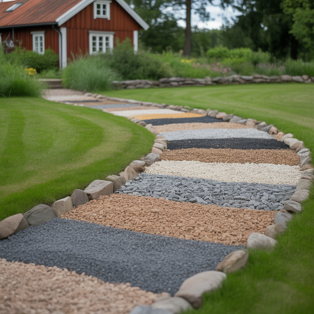 11.Vilken typ av grus ar bast for en grusgang