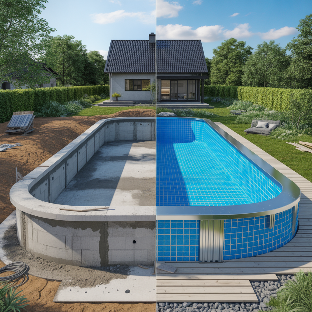 12.Ska du valja en betongpool eller en pool med stalkonstruktion