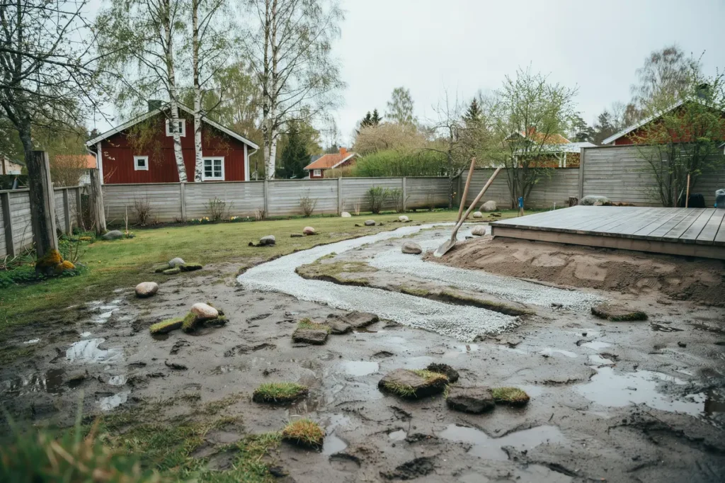lerig tomt och bl ta partier s f rb ttrar du marken f r en torrare och mer l ttsk tt tr dg rd
