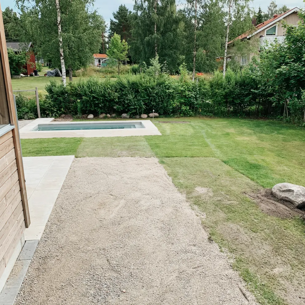 bygga pool landvetter goteborg